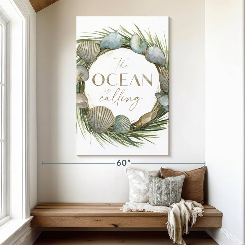 Couronne Tergel The Ocean Calling, H 51 po x l 34 po