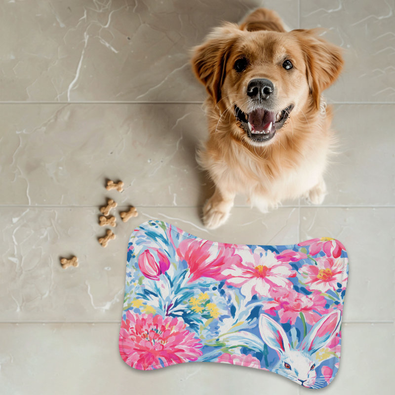 Tapis d'alimentation en forme de os - 1 pièce