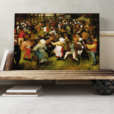 Wedding Dance by Pieter Bruegel the Elder - Wrapped Canvas