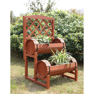 Phipps Wood Barrel Planter