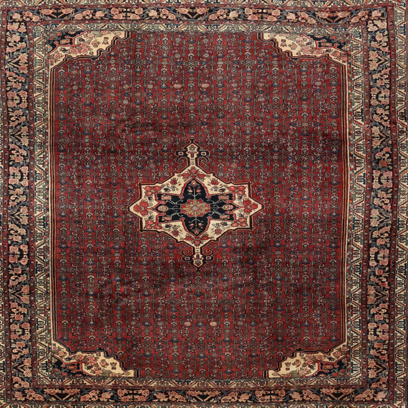 Milosz Oriental Indoor Rug, Round 3'