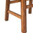 Counter Height Stools, Space Saving Option, Walnut Rustic Dining Stools - 2 Units, Walnut,