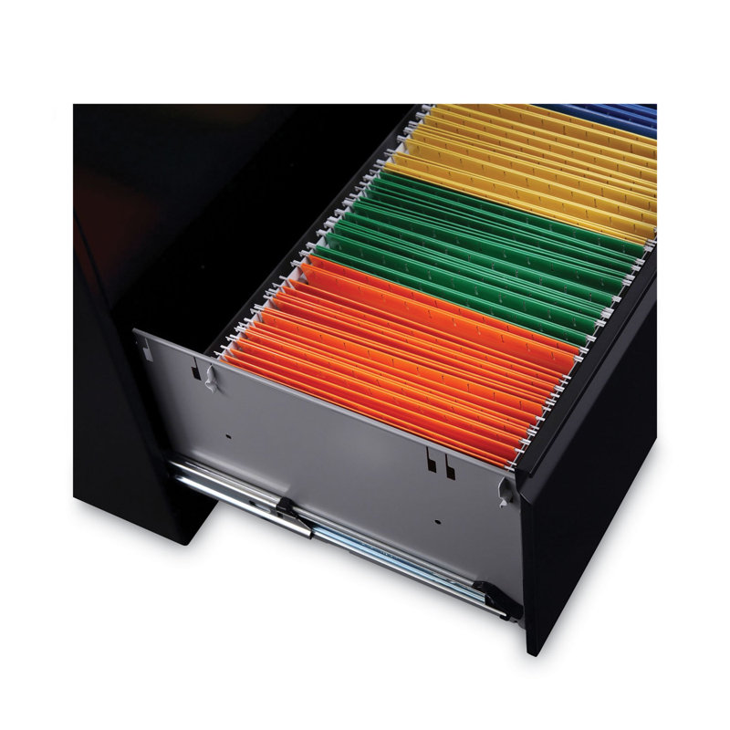 Black 36'' Wide 5-Drawer Lockable Metal File Cabinet