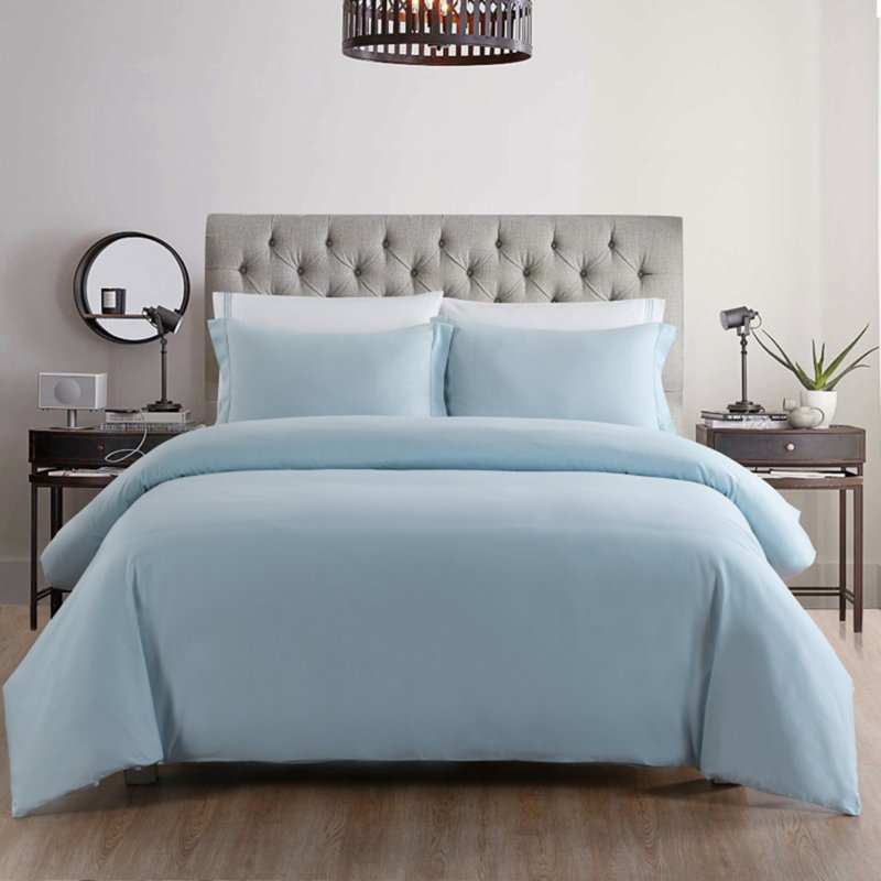 Ensemble de housse de couette réversible, Housse de couette très grand, 2 taies décorative, Turquoise