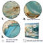 «Ocean Charm liquid Wave Art II», art mural océan-1858606209-1858606218