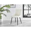 Industrial Design White Marble Effect Melamine Dining Table and Chairs - 2 Velvet Dining Chairs-87462869