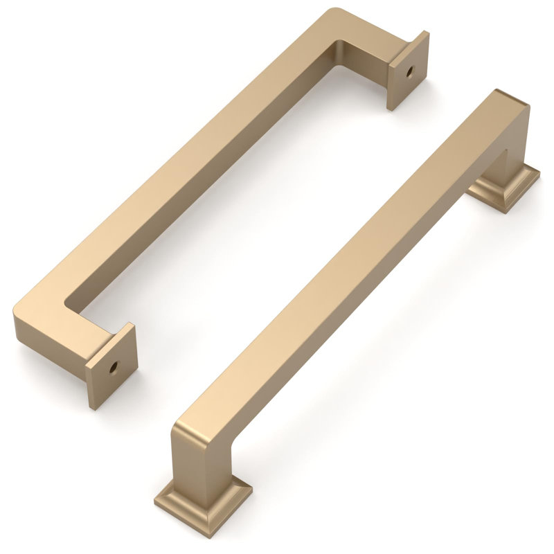Lot de 10 poignées de meuble couleur bronze champagne, entraxe de 128 mm (5 pouces), poignées de placard et de tiroir, quincaillerie pour meubles de cuisine