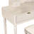 Gault Makeup Vanity with Sunflower Mirror, 4 Drawers & Upholstered Stool-115330399
