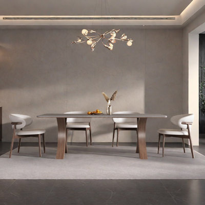 Ensemble de table de salle à manger léger et luxueux
