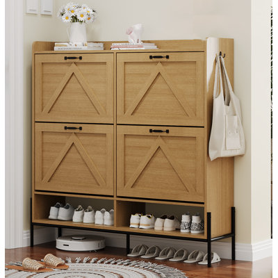 30 Pair Flip Down Shoe Storage