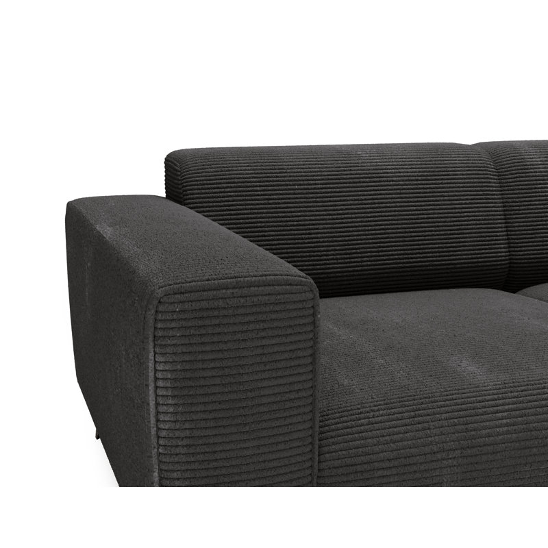 Tatia 2 Seater Sofa, Black