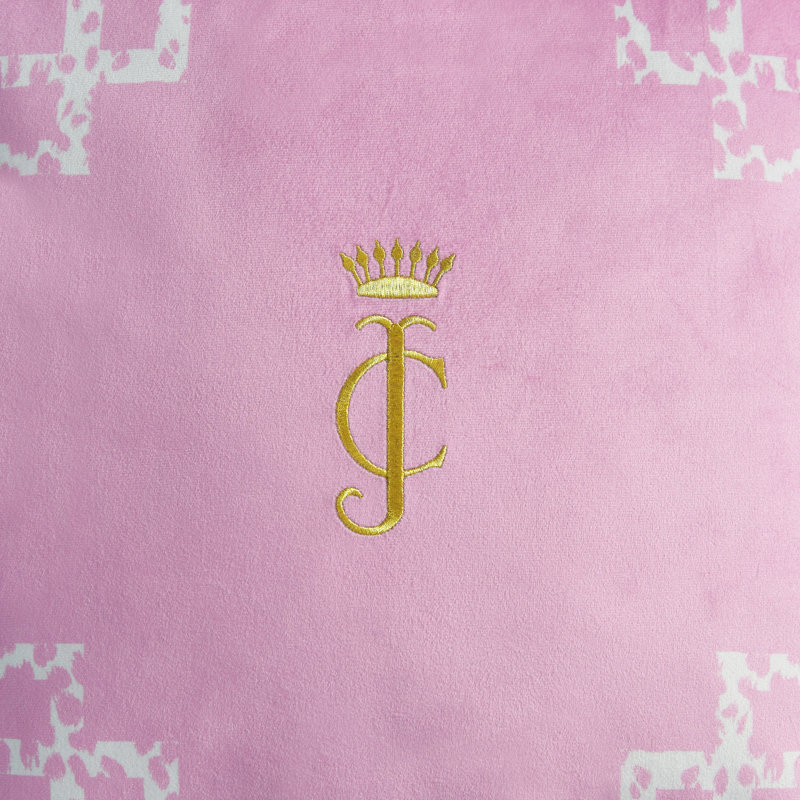 Juicy Couture Velvet Lattice Pillow, Lilac Sachet