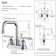 Centerset 2-handle Bathroom Faucet with Drain Assembly