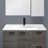Integrated White Ceramic Basin, Drain Not Included