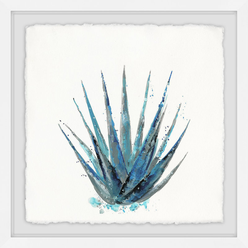 « agave ii », reproduction encadrée, H 32 po x l 32 po