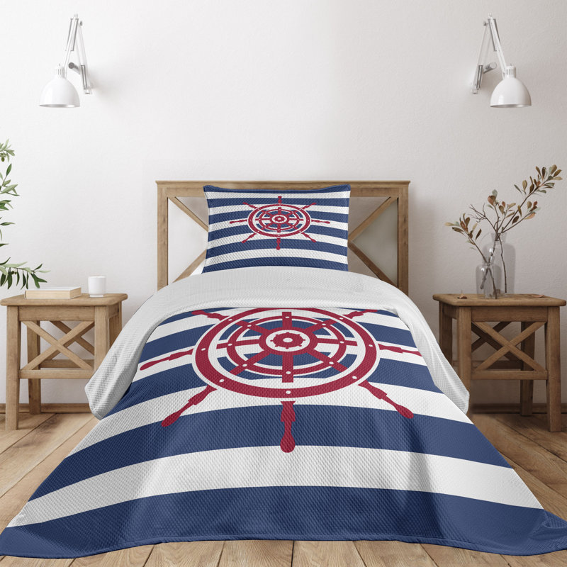 Coastal Polyester Coverlet