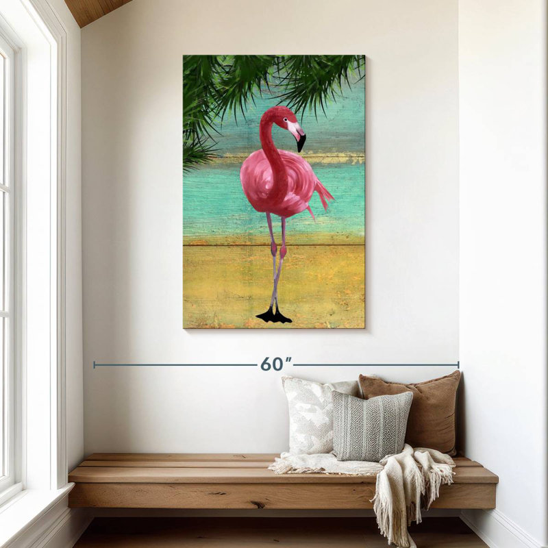 Brampt Flamingo Frame I, 45" H x 30" W