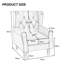 74 Cm Wide Tufted Armchair-2092282190