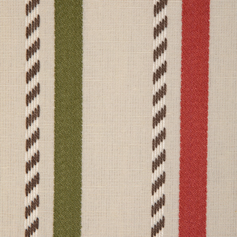 Buxton Stripe, Red/Gold