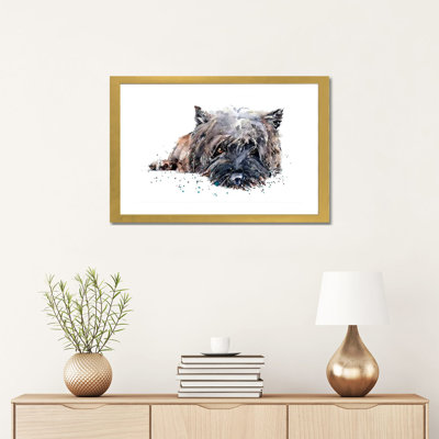 «Cairn Terrier II» par EdsWatercolours - impression