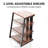 4-Tier Media Stand Audio Rack with Height Adjustable Shelves-852689013