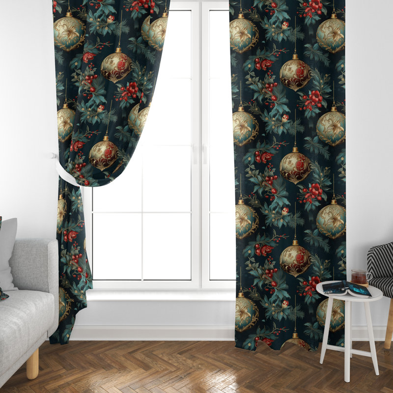 Jainil Room Darkening Curtain Pair, 56" W x 78" L