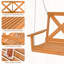 Belleterre 2 Person Porch Swing