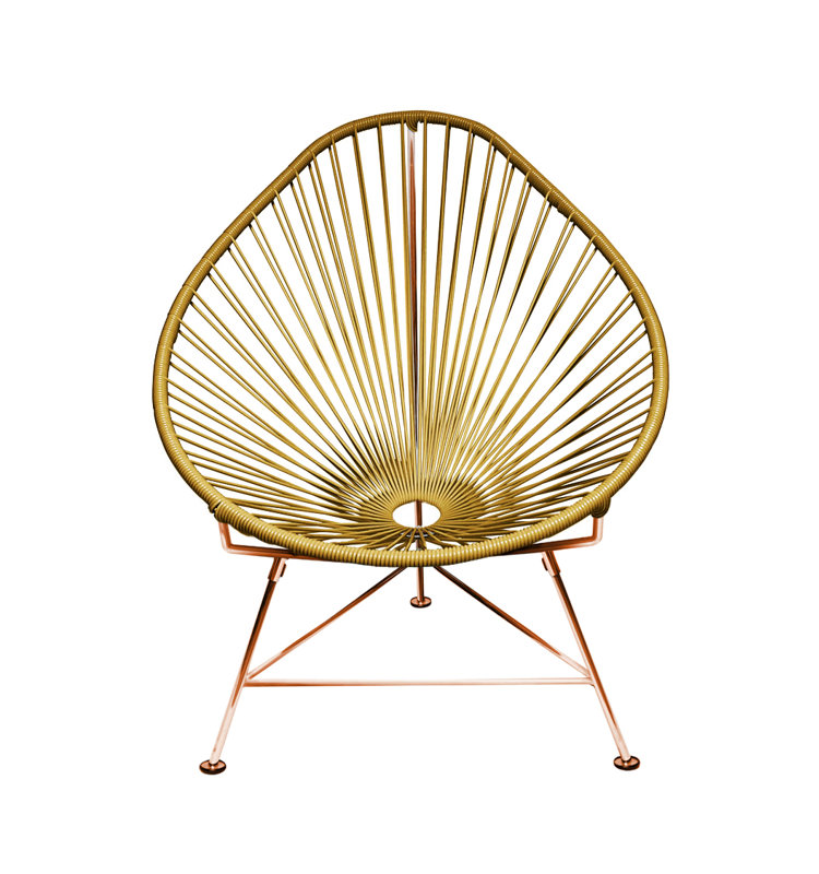 Junior Acapulco Indoor/Outdoor Handmade Chair, Gold/Copper