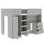Lit mezzanine double avec tiroirs Aniella Kids-1652213796