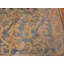 Phenomenal Blue Color with Oval Beige Color Florid Desing Antique Indian Rug