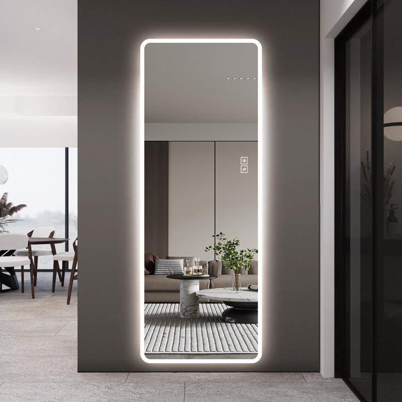 Miroir à DEL pleine longueur avec lumières, Clear