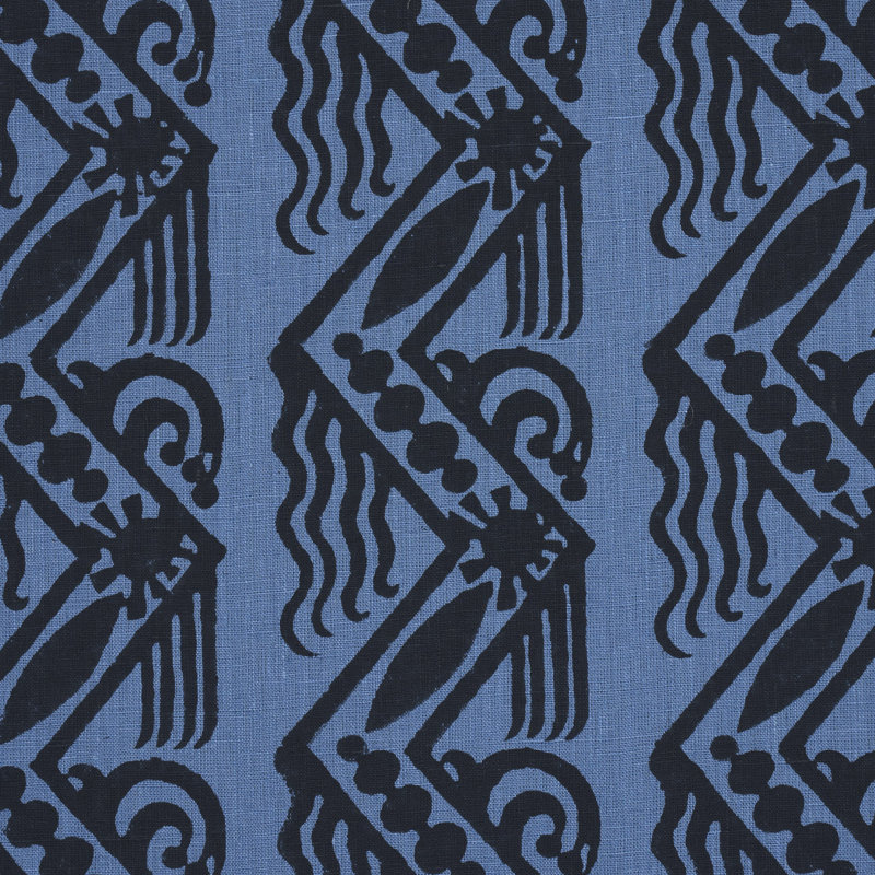 Tissu imprimé Schumacher x Drusus Tabor