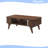 Rectangular Coffee Table with Walnut Veneer & Hidden Storage
