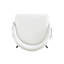 Chaise de salle à manger blanche et noire-46268507-46268506