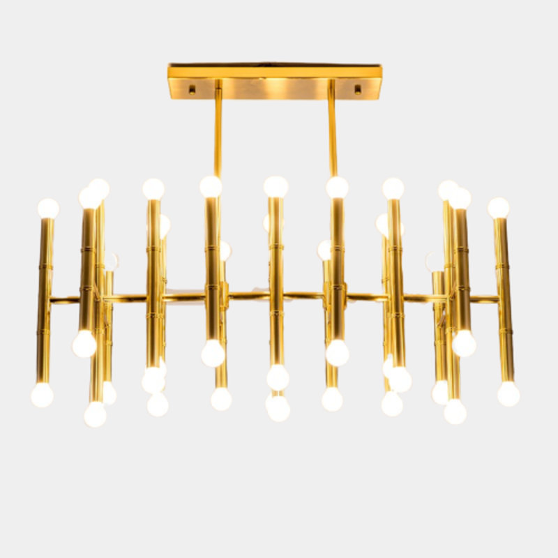 Luminaire suspendu linéaire pour îlot de cuisine 42-light Olivares