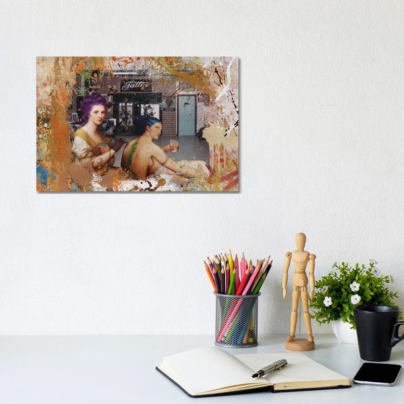 Tattoo by José Luis Guerrero - Wrapped Canvas Painting, 20.32 cm H x 30.48 cm W