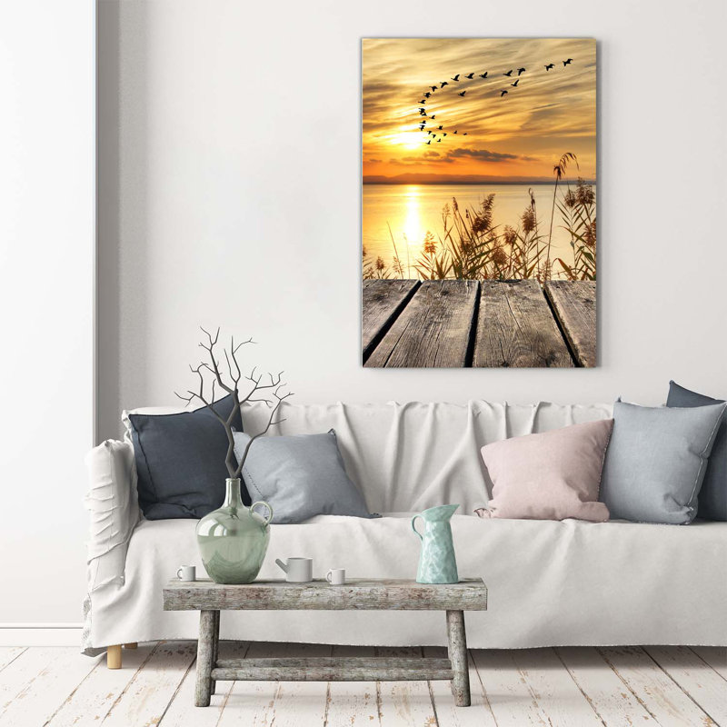 Sunset - Wrapped Canvas Print