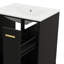Meuble-lavabo 24 po avec lavabo encombrant avec armoire de salle de bain, tablette profonde, tiroir profond et panier coulissant à 2 niveaux-1968437271