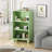 Storage Cabinet, Bathroom Floor Cabinet with Glass Door and Shelves,  Freestanding Display-1062663604