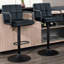 Tabourets de bar rembourrés en velours Mid-Century-911706677