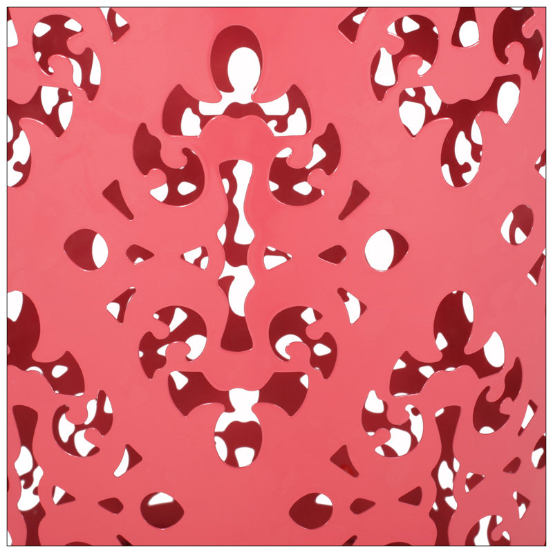 Metal S/2 End Table, Coral