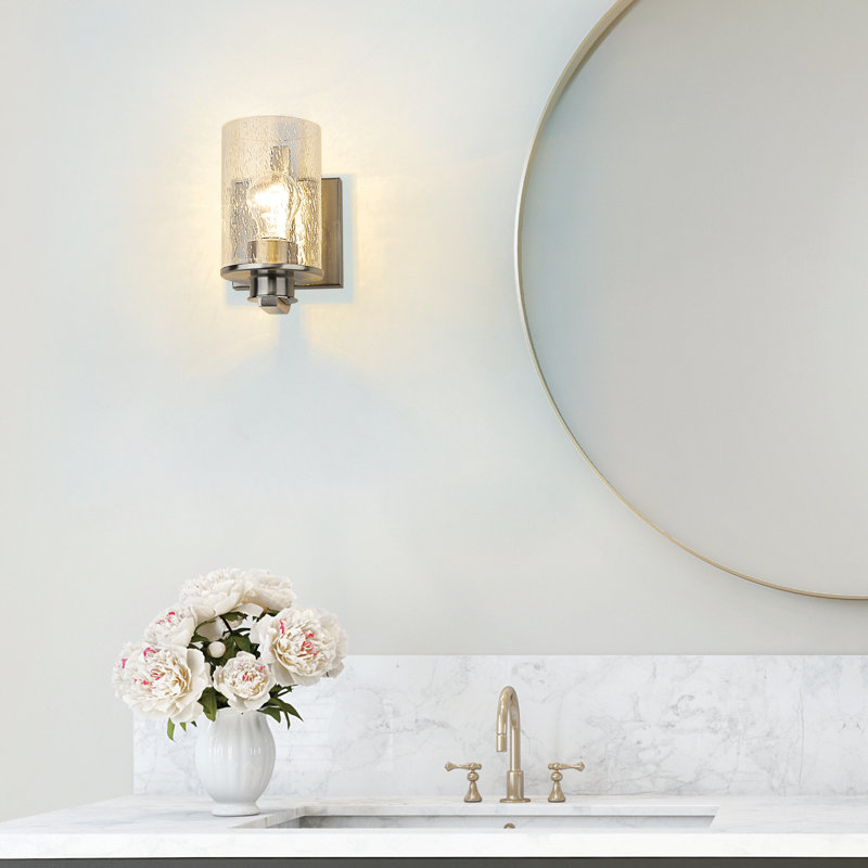 Jaimez Armed Sconce, Brushed Nickel