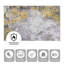 Groner Modern Abstract Carpet Indoor Washable Rug Non-Slip Soft Small Area Rug Thin Print For Home Decor-110897966