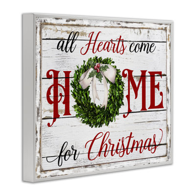 «Hearts Home For Christmas», estampe numérique par Creatif Belle