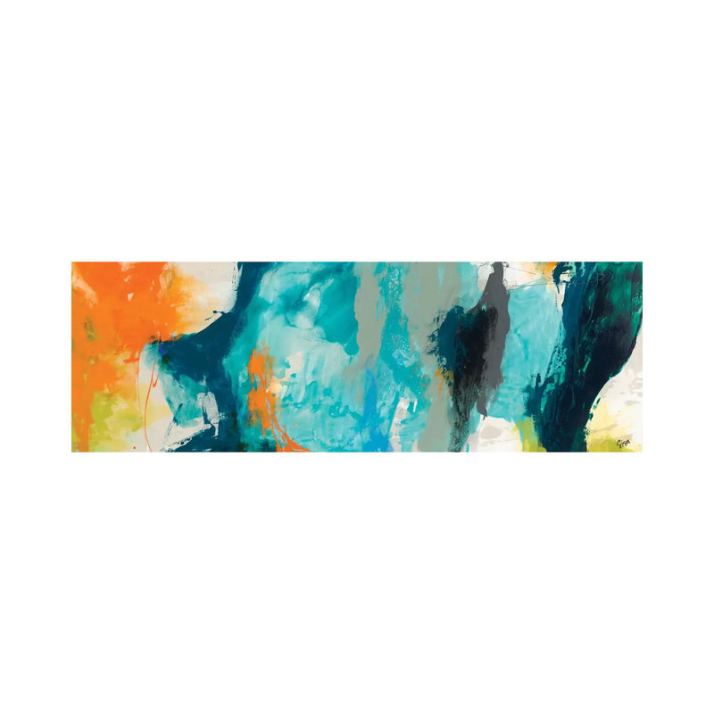 Tidal Abstract II by Sisa Jasper - Panoramic Gallery-Wrapped Canvas Giclée on Canvas, Wrapped Canvas