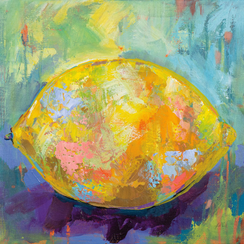 « Lemon » par Jeanette Vertentes, reproduction d’art sur toile, H 12 po x l 12 po