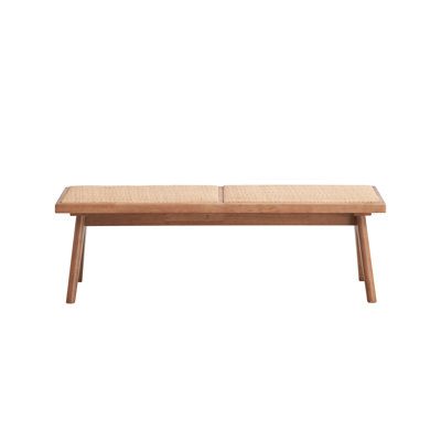 Practical And Fashionable Bench, 51 - Inch Width, 23 Lb Weight For Effortless Use Mid Century Style Breathable , 14 Depth A Warm Seating