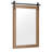 Keira-Mai Barn Door Bathroom Mirror, Black Wood Frame Wall Mounted Vanity Mirror with Metal Hanging Rod, Farmhouse Industrial Rectangle Wall Mirror for Bathroom-1208983963-1214536497