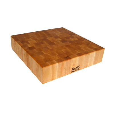 BoosBlock® 4" End Grain Maple Non-Reversible Square Block