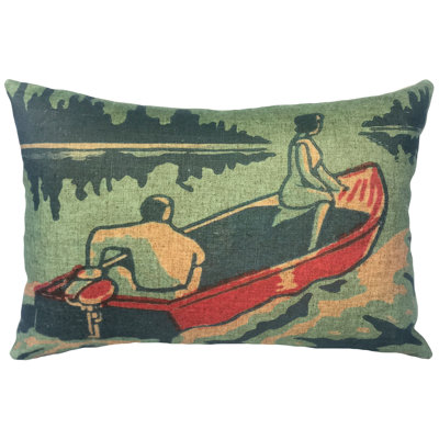  Boating Linen Lumbar Pillow